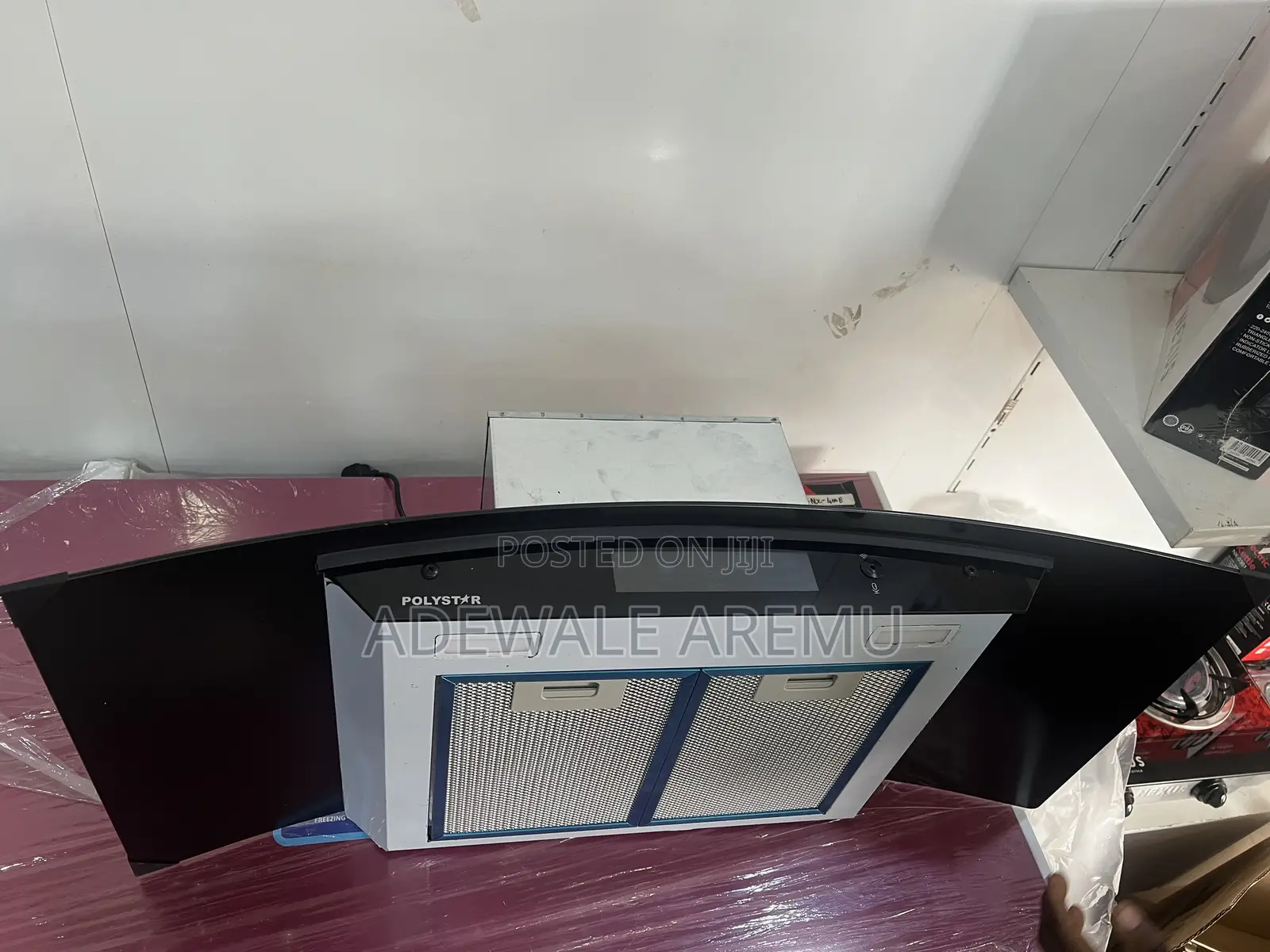 Polystar 90cm Curve Range Hood Extractor.