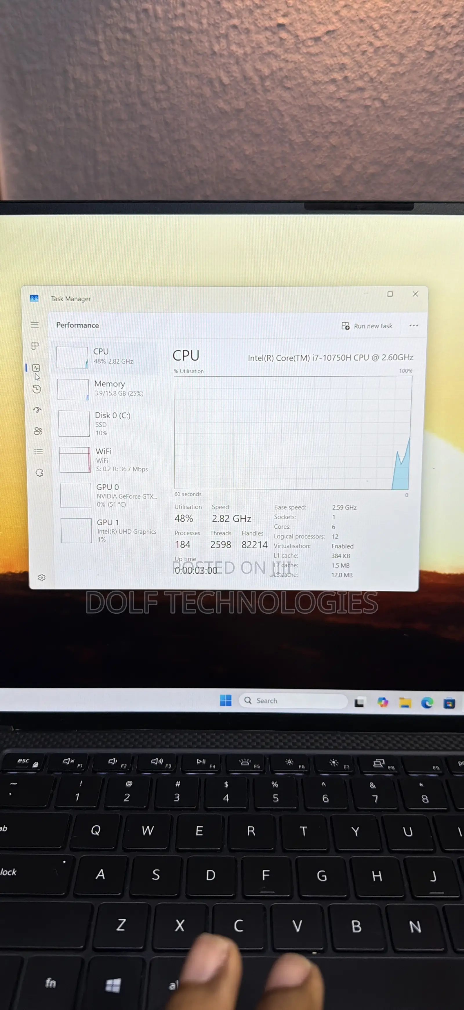 Laptop Dell XPS 15 9500 16GB Intel Core i7 SSD 512GB