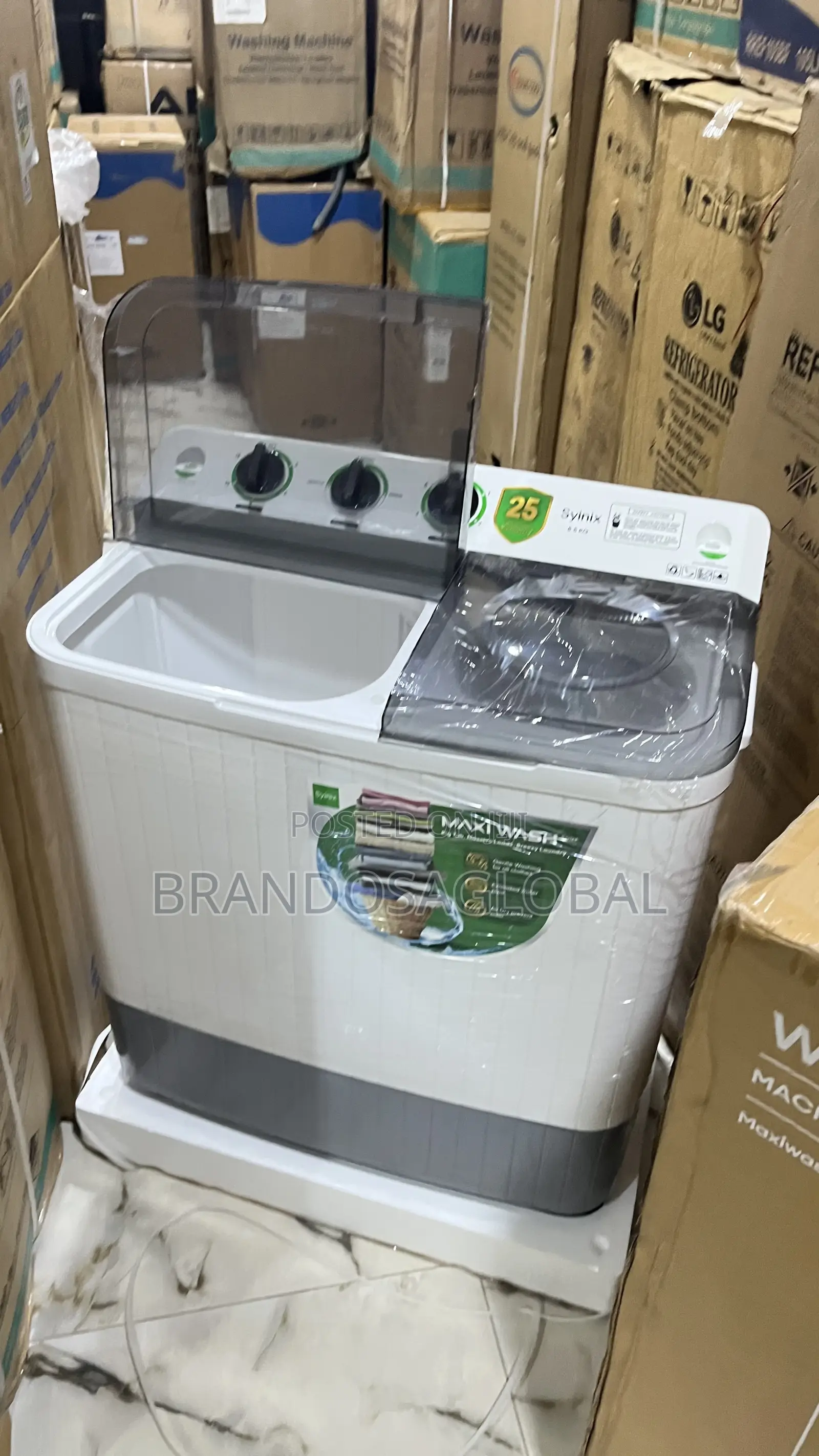 Synix 8.5KG Twin Tub Washing Machine Modern Laundry Solution