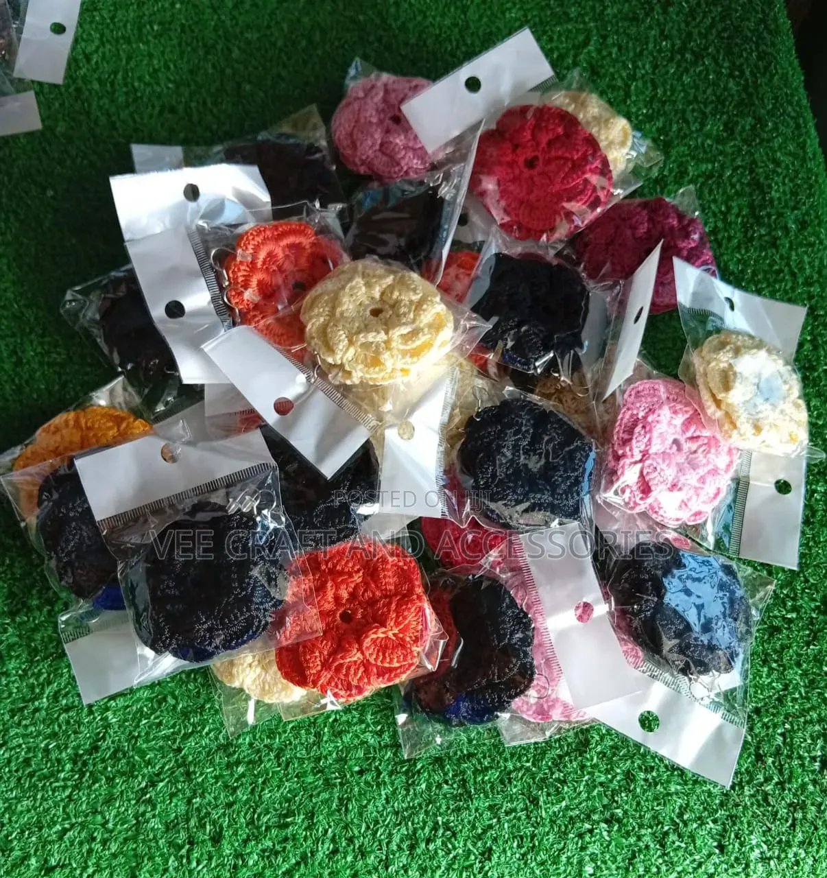 Crochet Flower Earrings