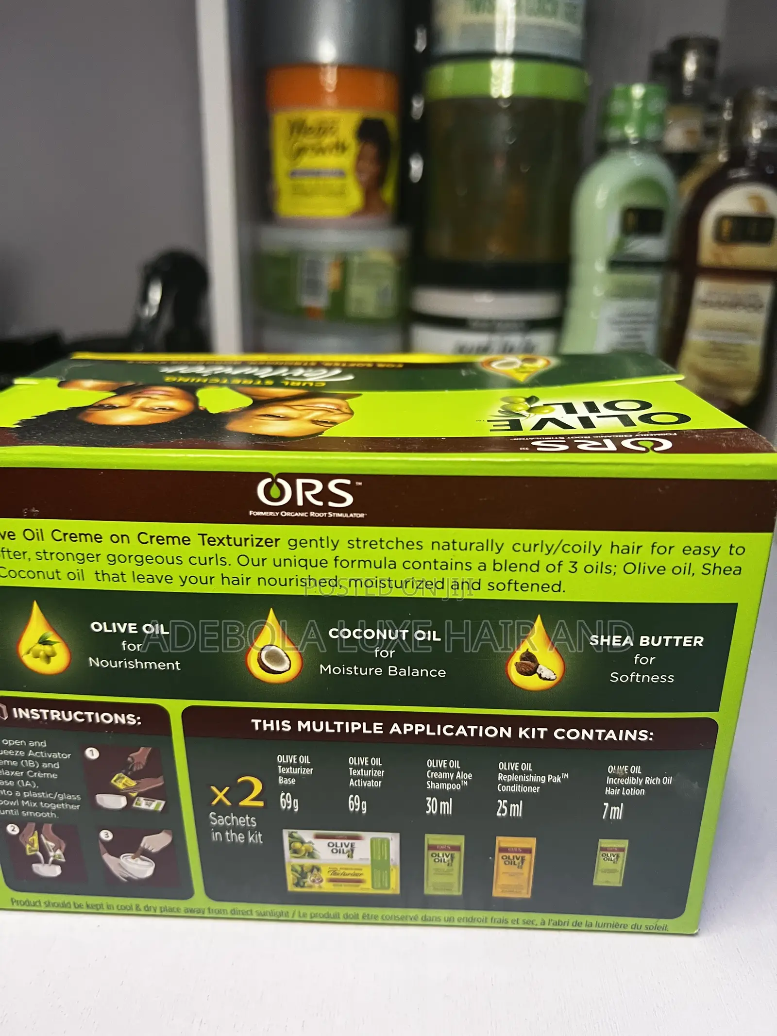 Olive Oil Touch-Up Kit Texturizer
