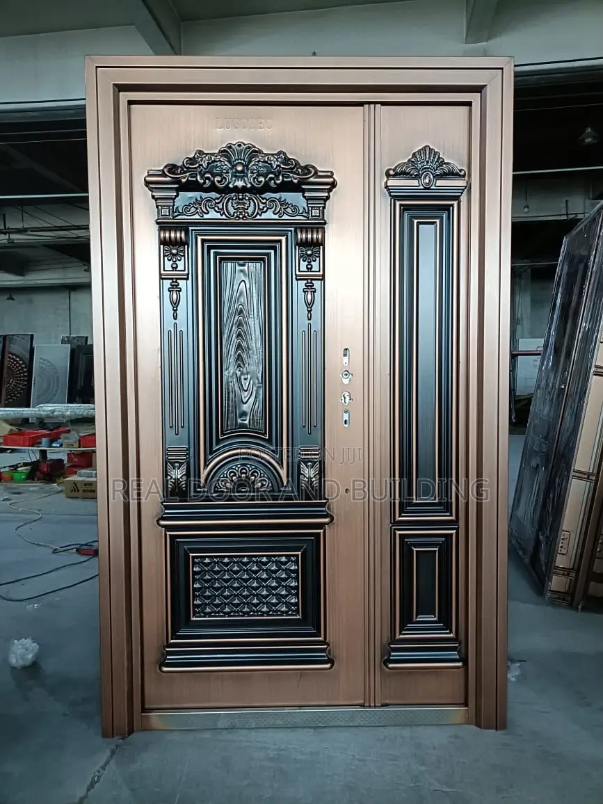 High Quality Luxury Security Copper Cast Door (64lad)