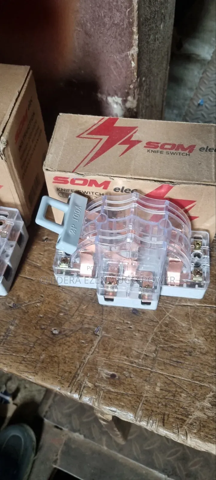 Som Electrical Knife Switch