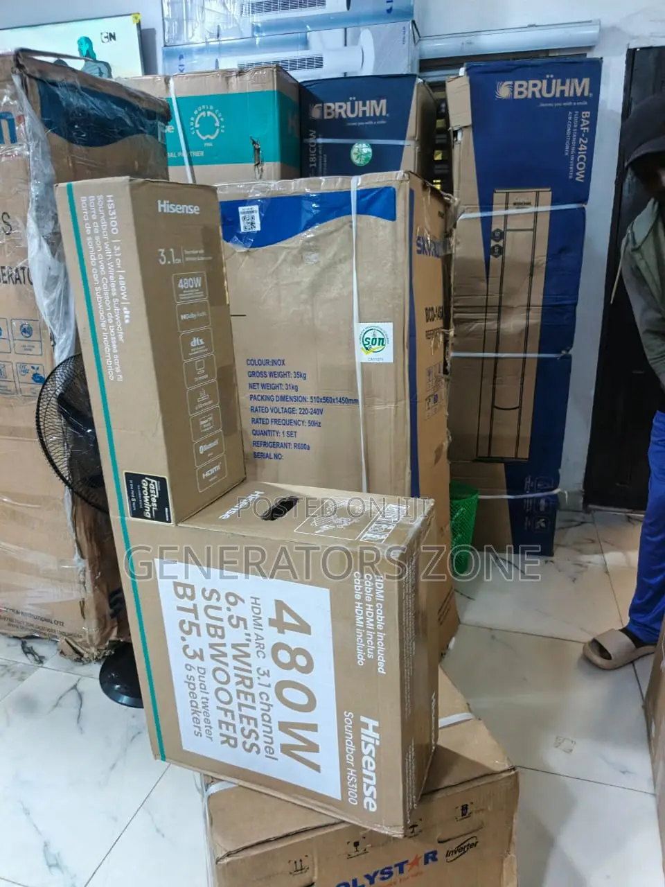 Hisense HS3100 Wireless Soundbar for LED TV
