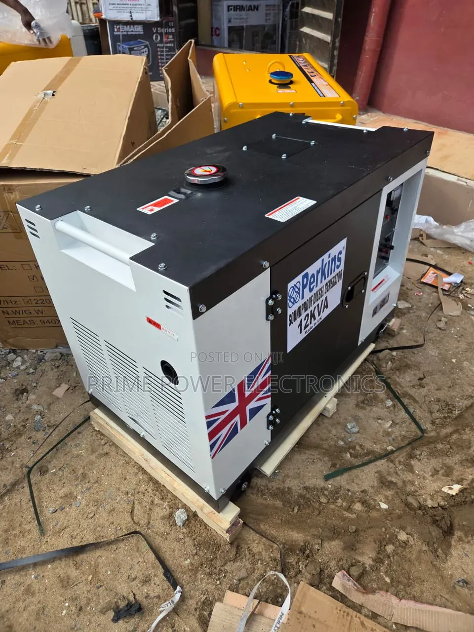 12kVA Perkins Diesel Generator – Silent Type | 100% Copper Winding