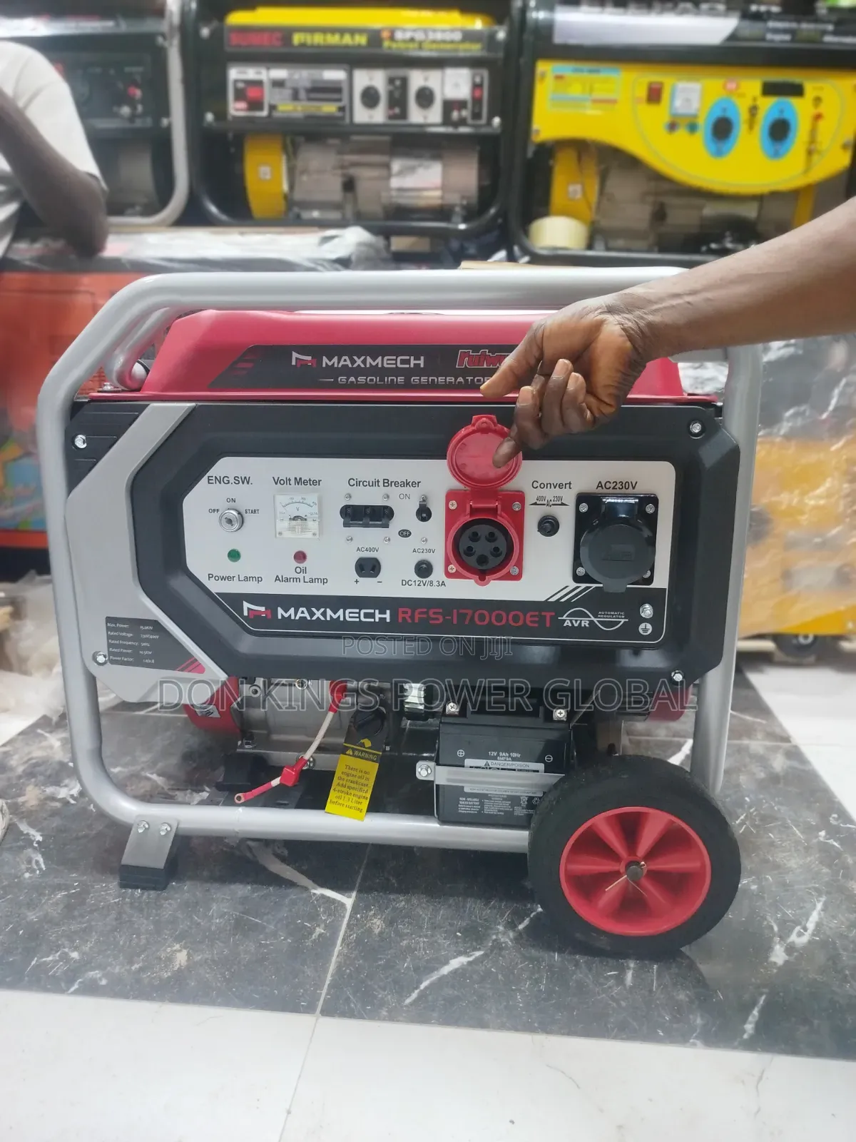 MAXMECH RFS 17000 ET 15.0KVA Powerful and Efficient Generator