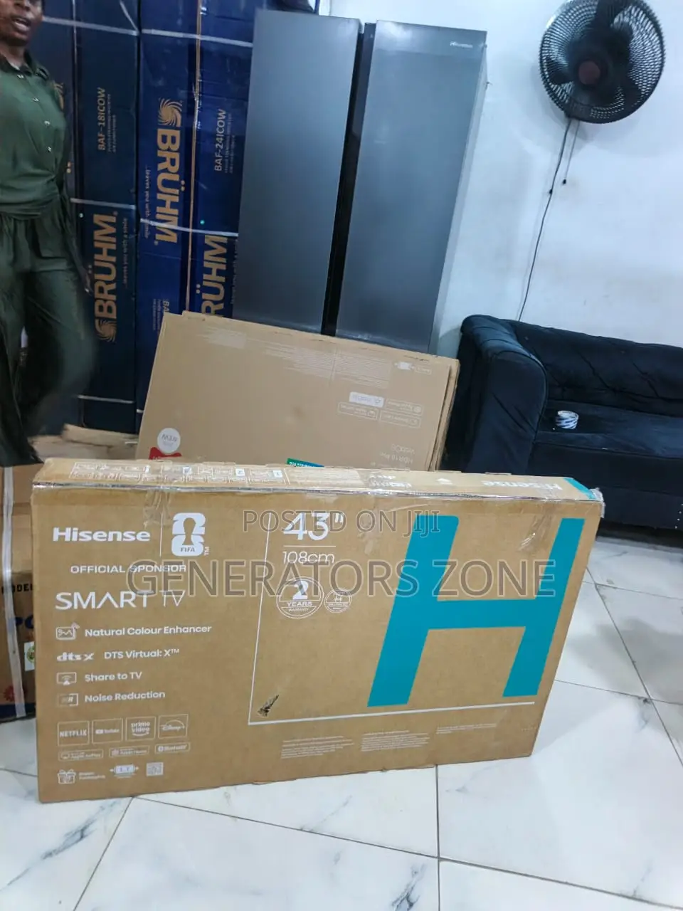 Hisense 43A4S 43" Smart LED TV With Built-in Streaming Apps