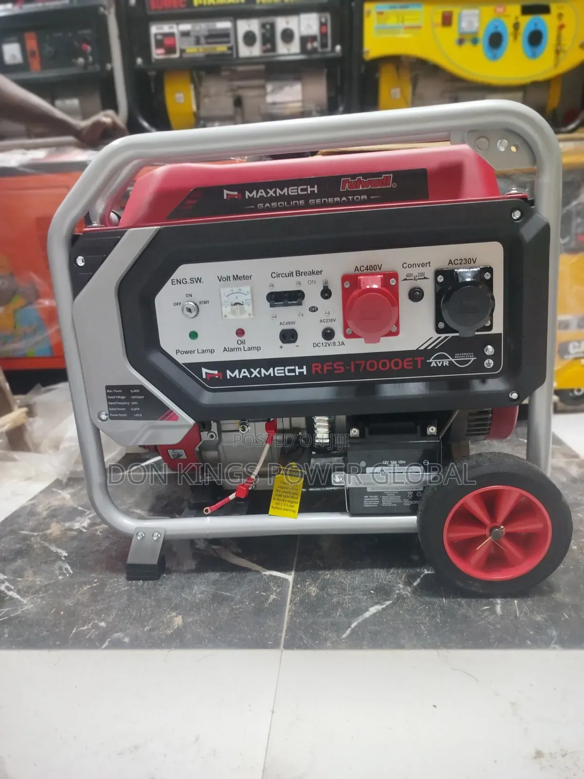MAXMECH RFS 17000 ET 15.0KVA High-Performance Power Generator