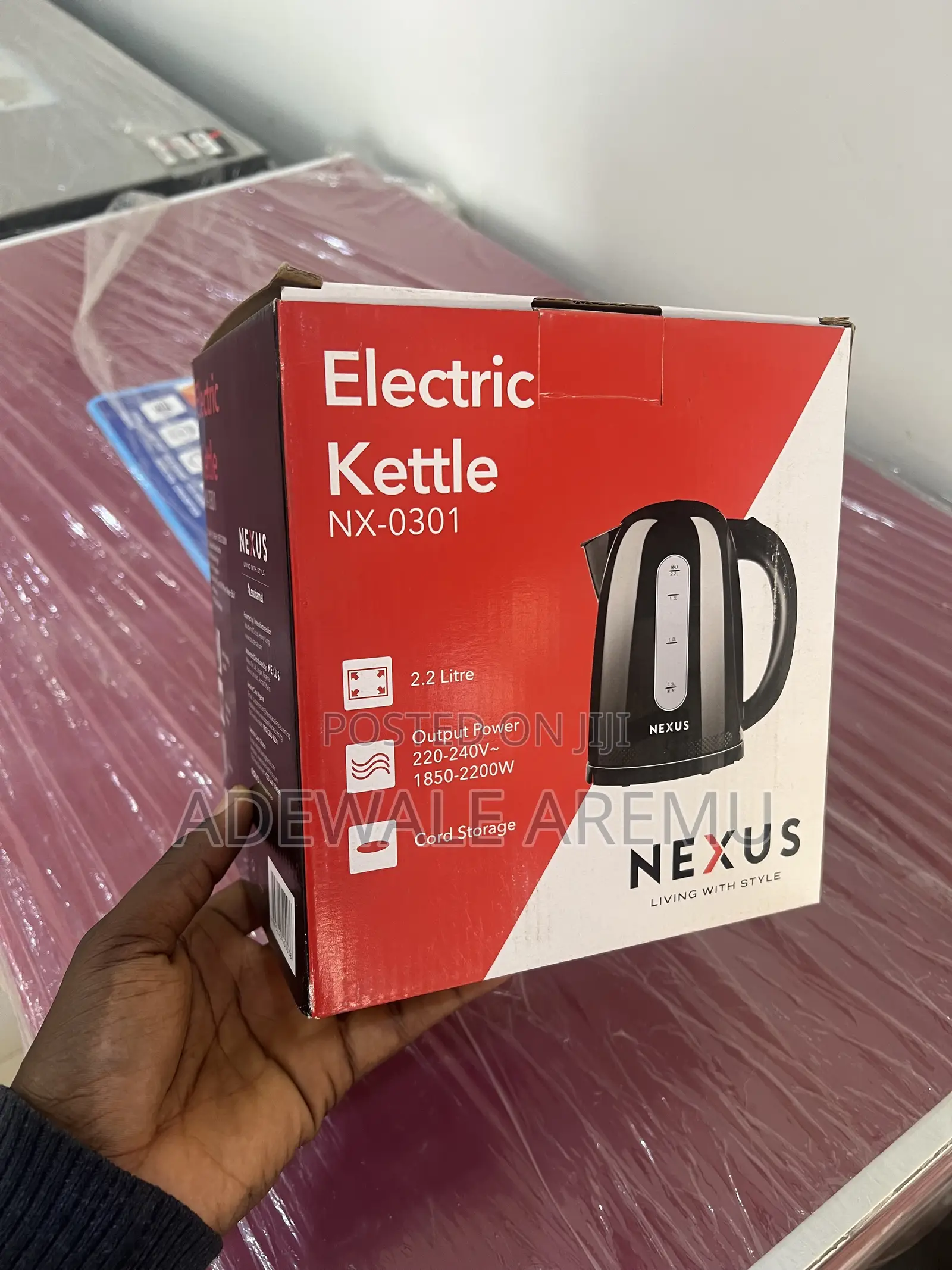 Nexus Electric Kettle Nx-0301 2.2litres