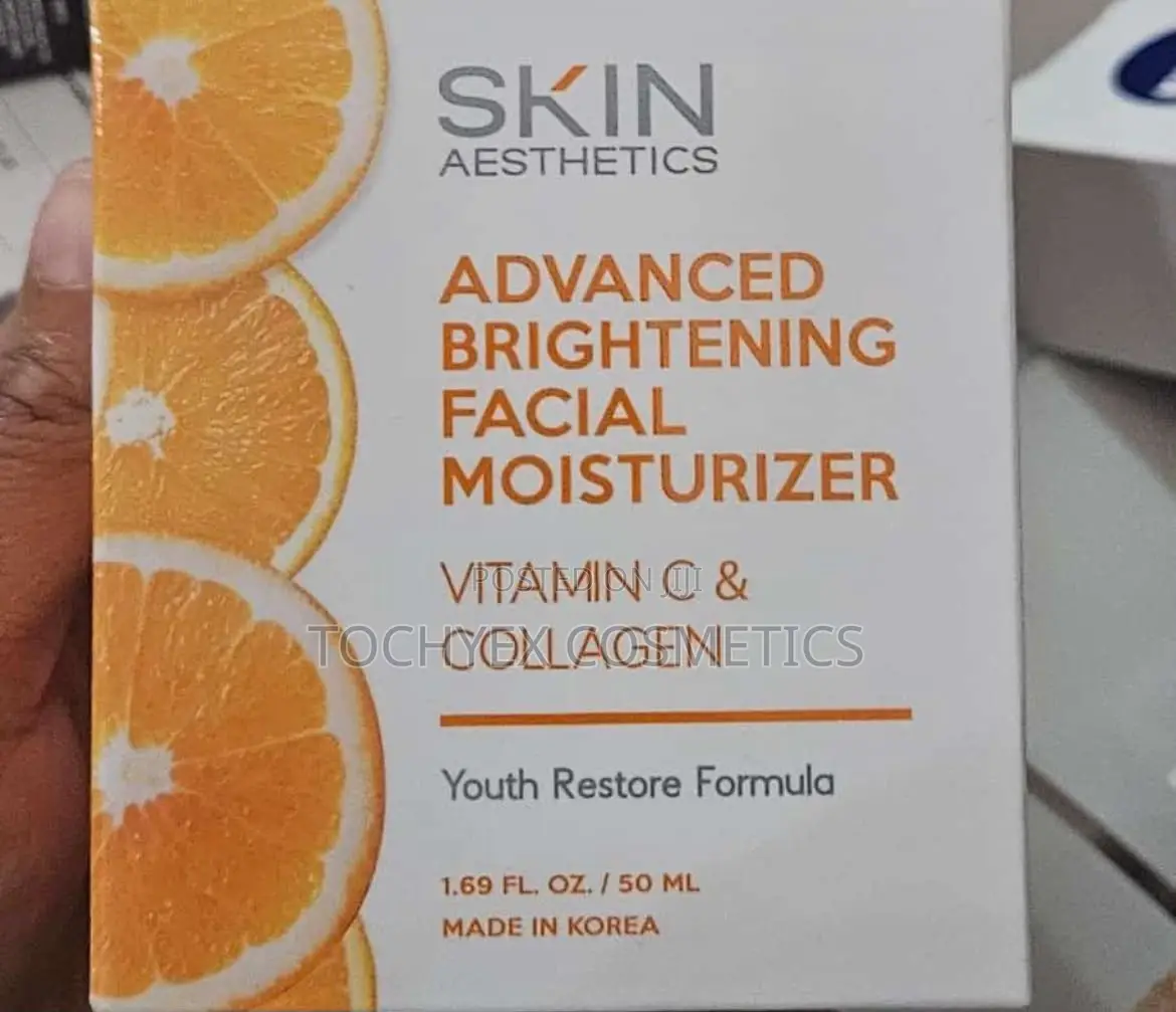 Skin Aesthetics Vitamin C Collagen Brightening Face Moisturizer