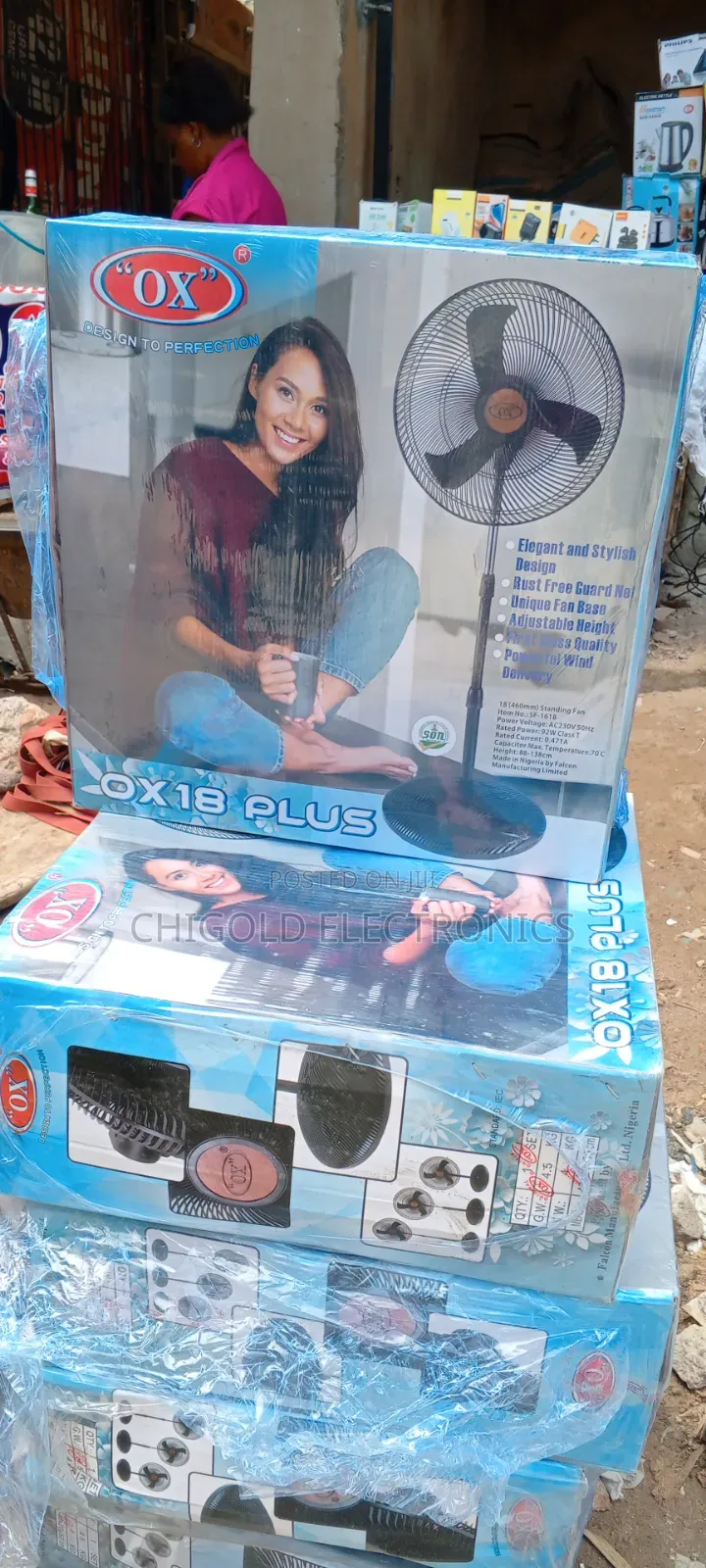 Ox Standing Fan 18 Inches Plus Original