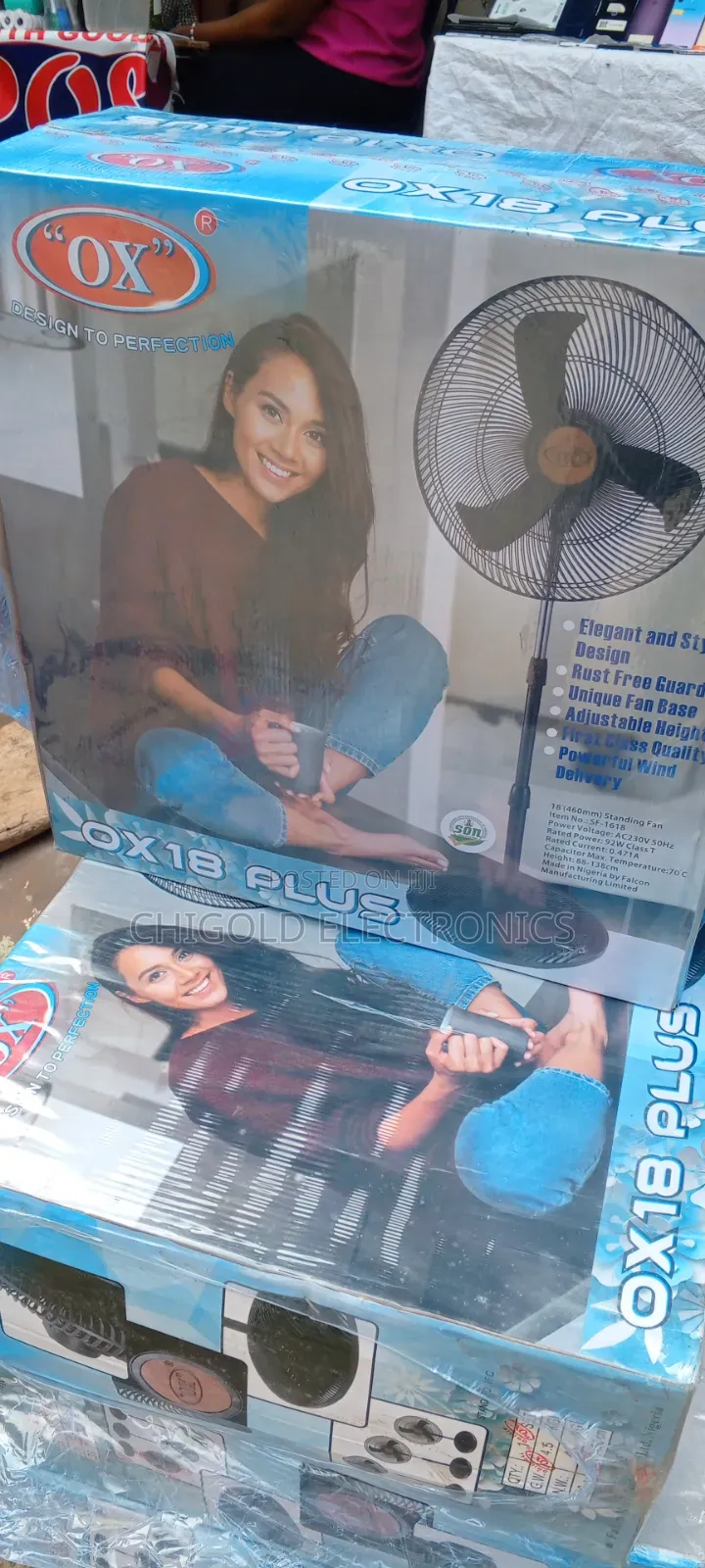 Original Ox Standard Fan 18 Inches Plus