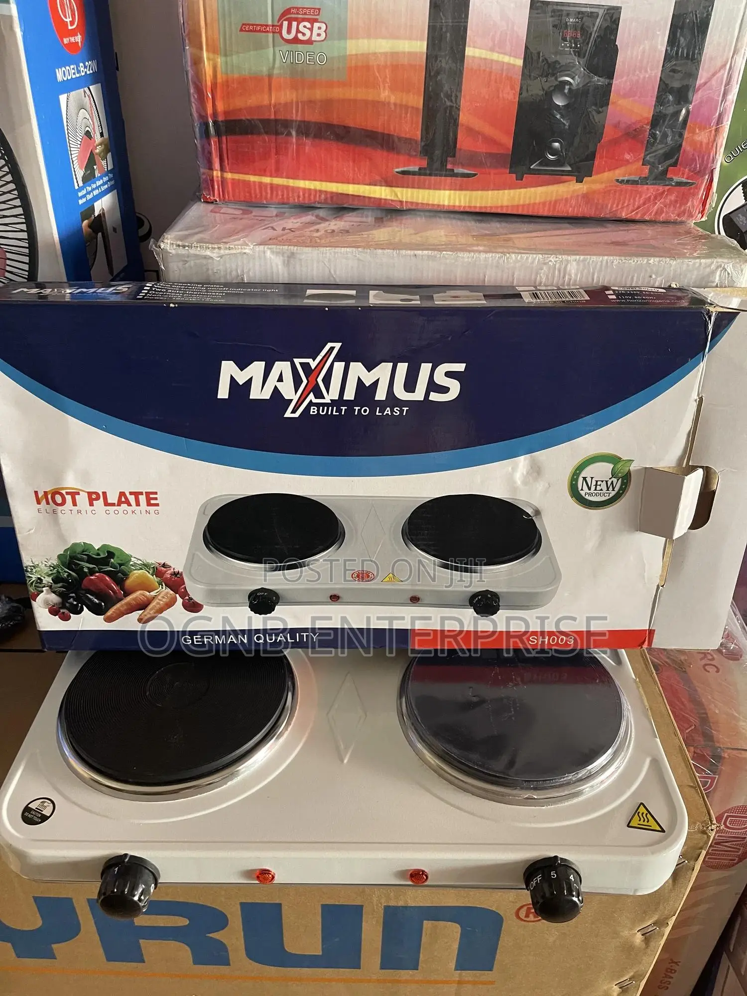 Maximus Double Cooker Hot Plate