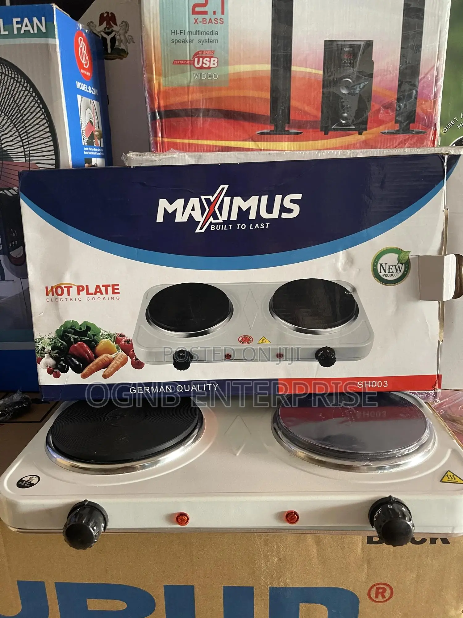 Maximus Double Cooker Hot Plate