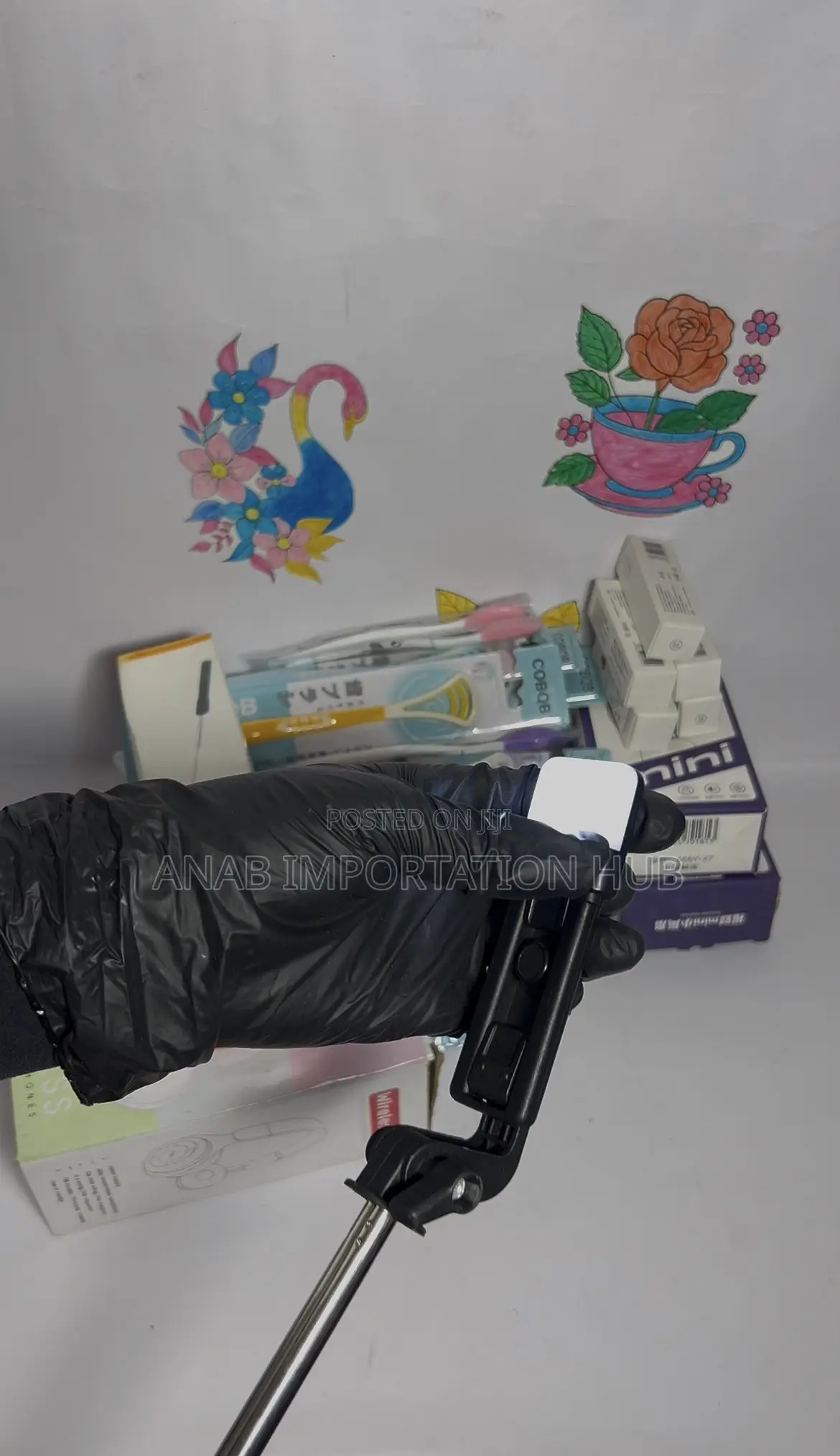70cm Selfie Stick With Light and Shutter