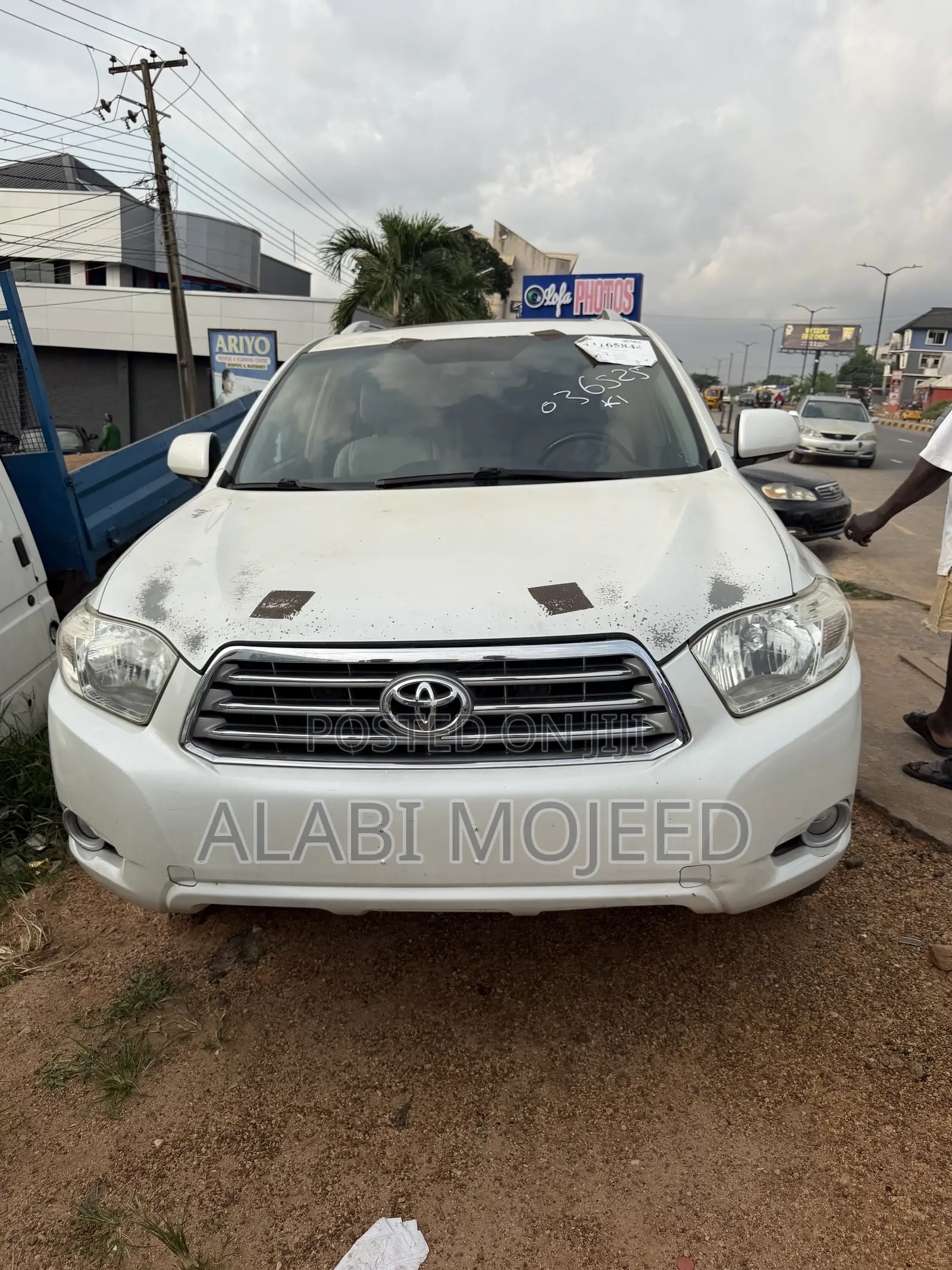 Toyota Highlander Limited 2009 White