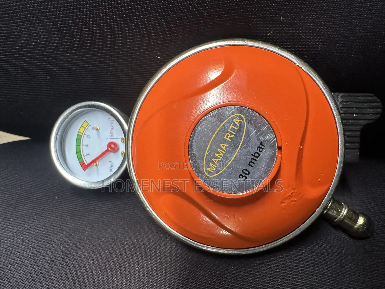 MAMA RITA 30mbar Gas Regulator With Pressure Gauge
