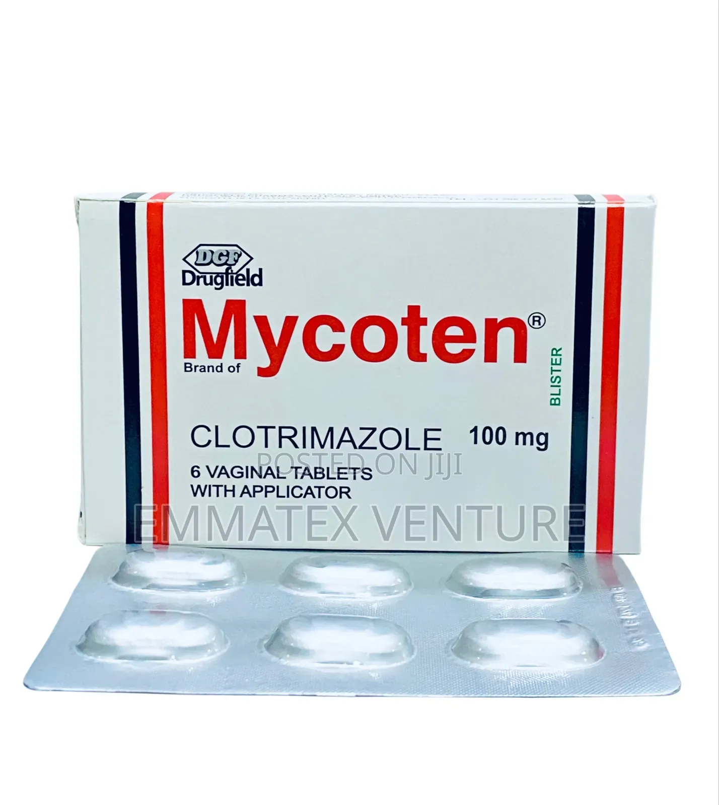 Mycoten Vaginal Tablet With Applicator X6