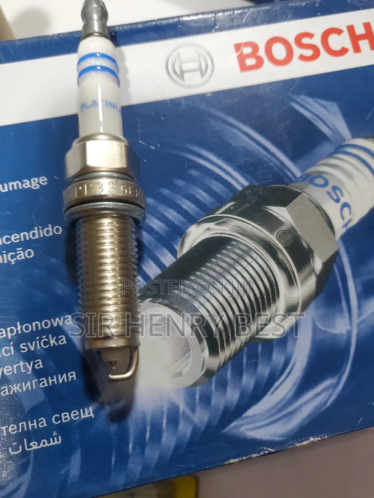 Bosch Double Platinum Spark Plugs VR7SPP33
