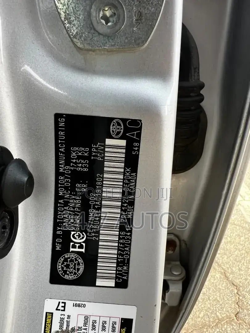 Toyota Corolla 2009 Silver