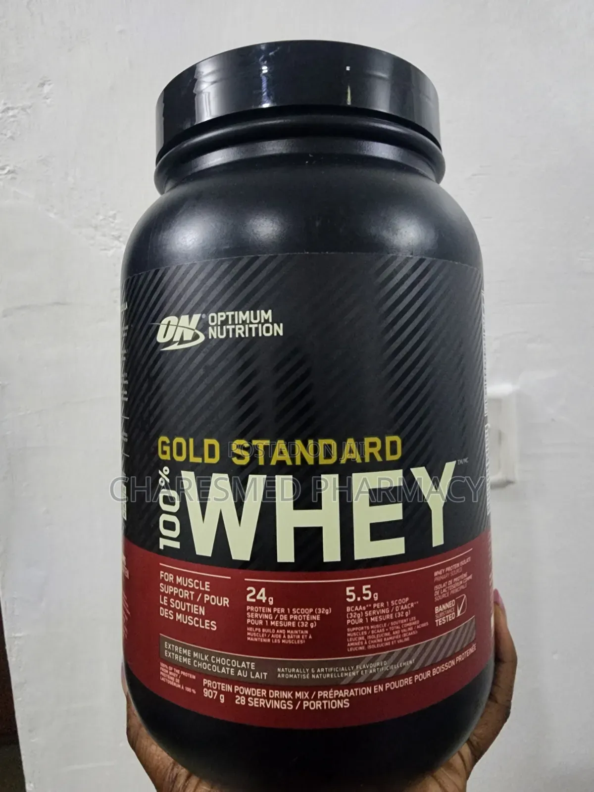 Optimum Nutrition 100% Whey Protein Powder