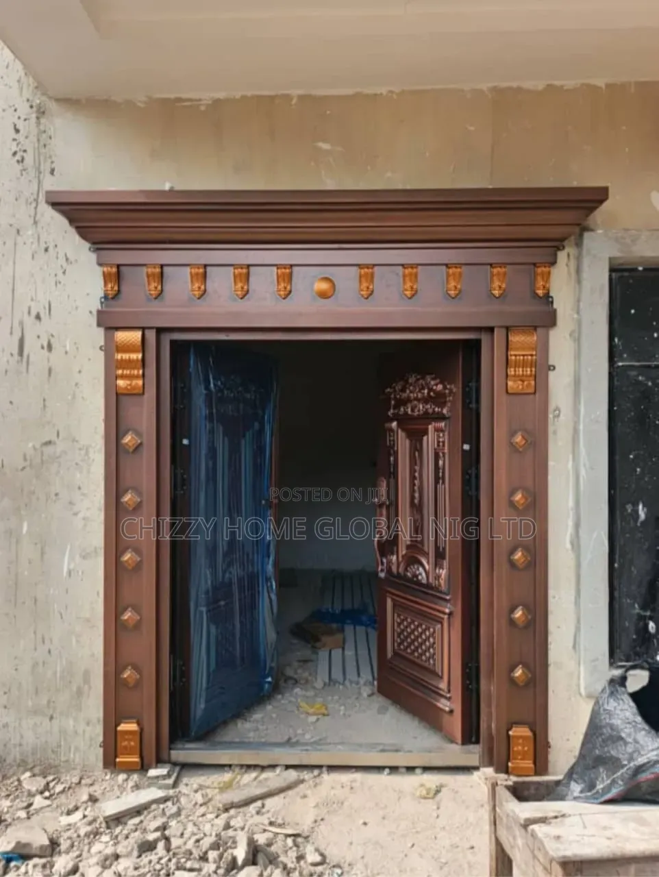 Quality Italian Copper Cast Ark Door 7ft by 5ft