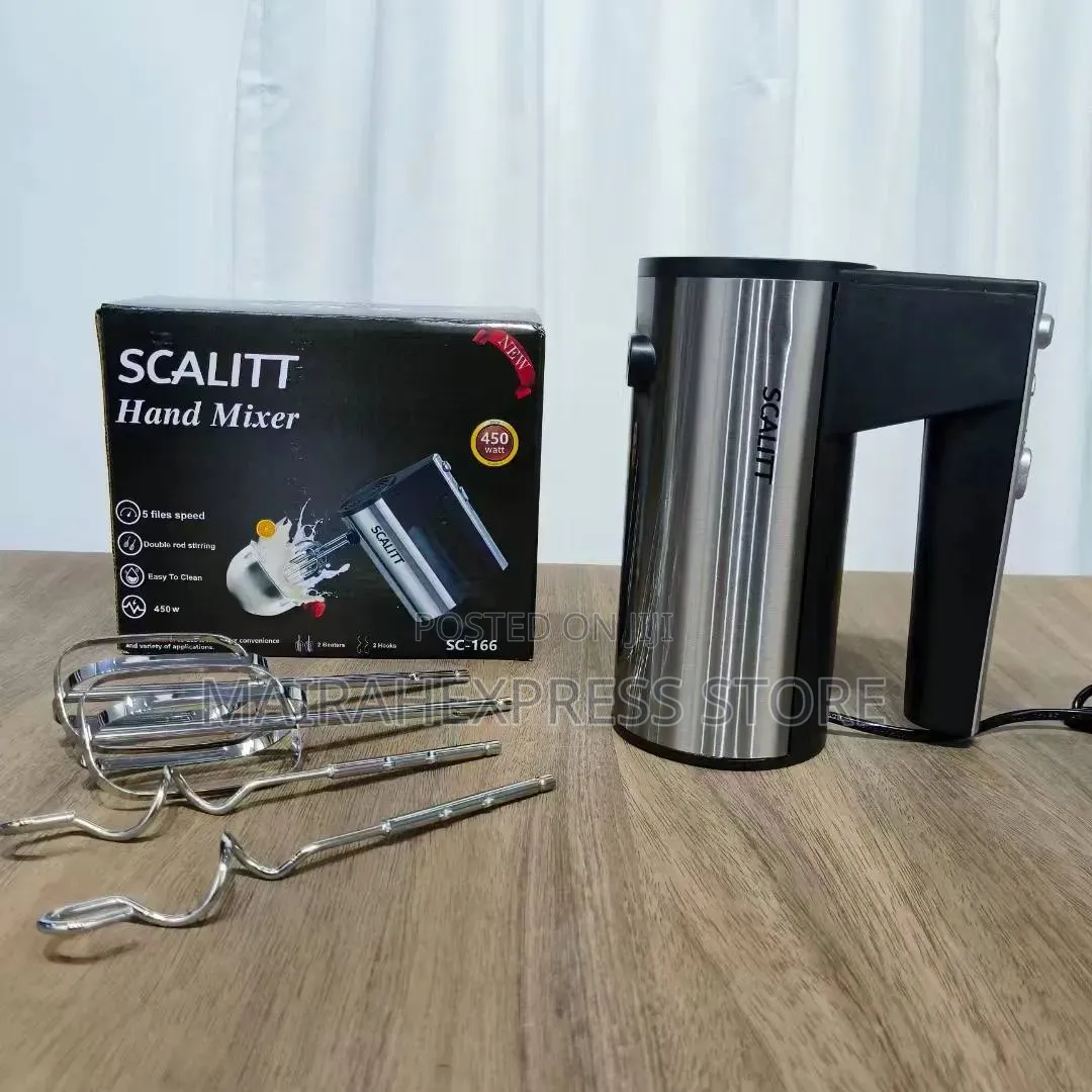 Scarlitt Hand Mixer 450watt SC-166