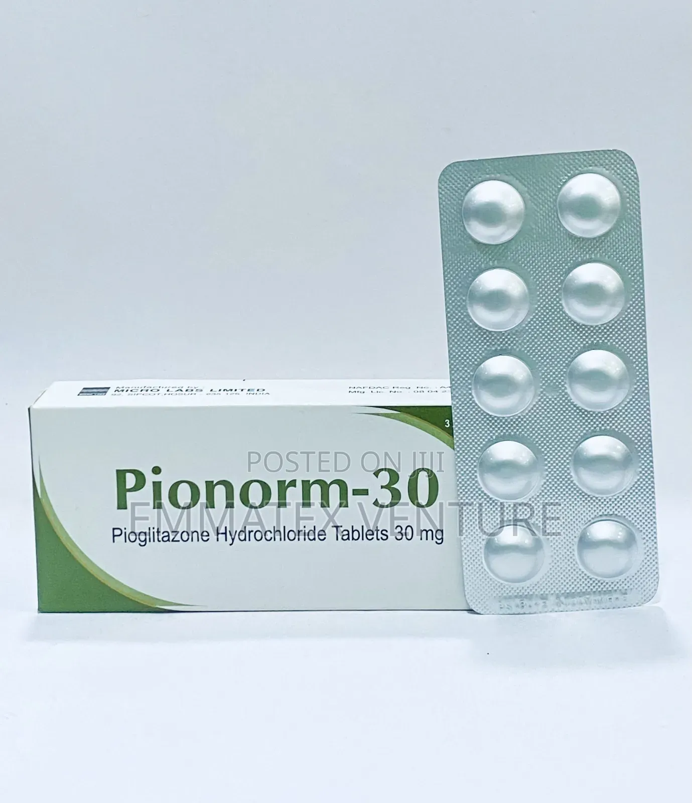Pionorm-30 Tablet (Pioglitazone) X30