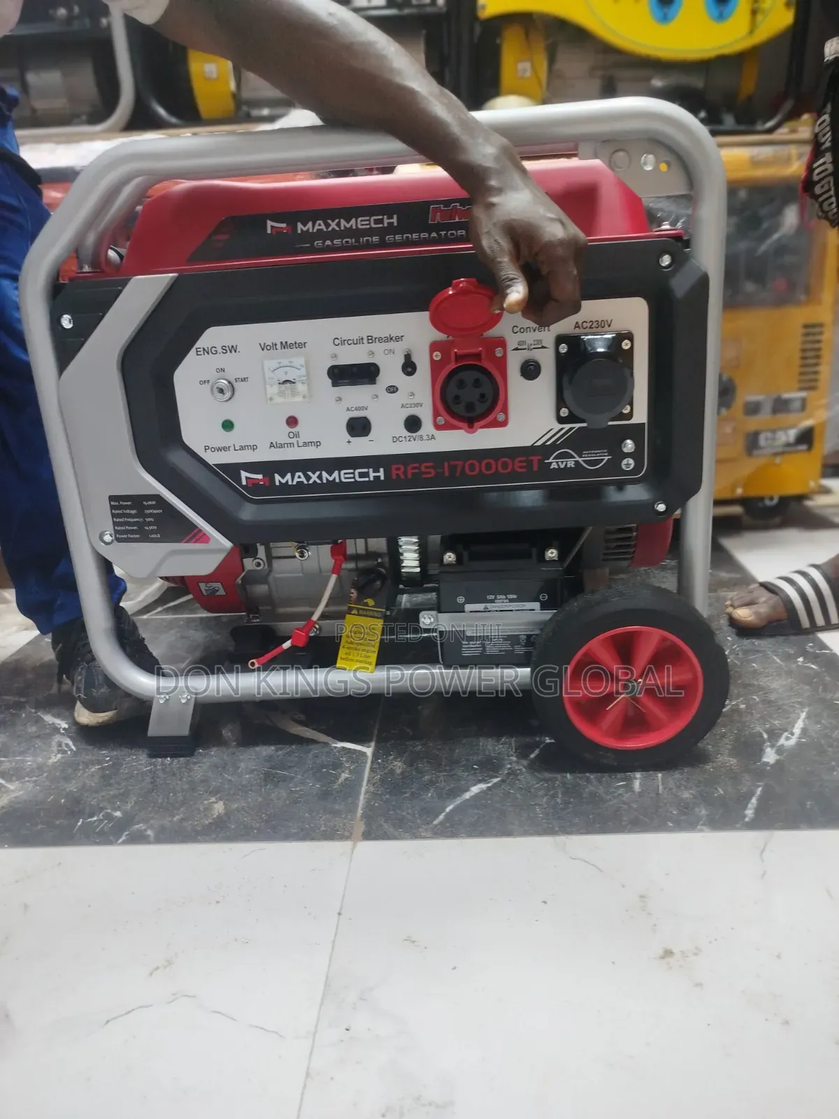 MAXMECH RFS 17000 ET 15.0KVA Heavy-Duty Three-Phase Generator