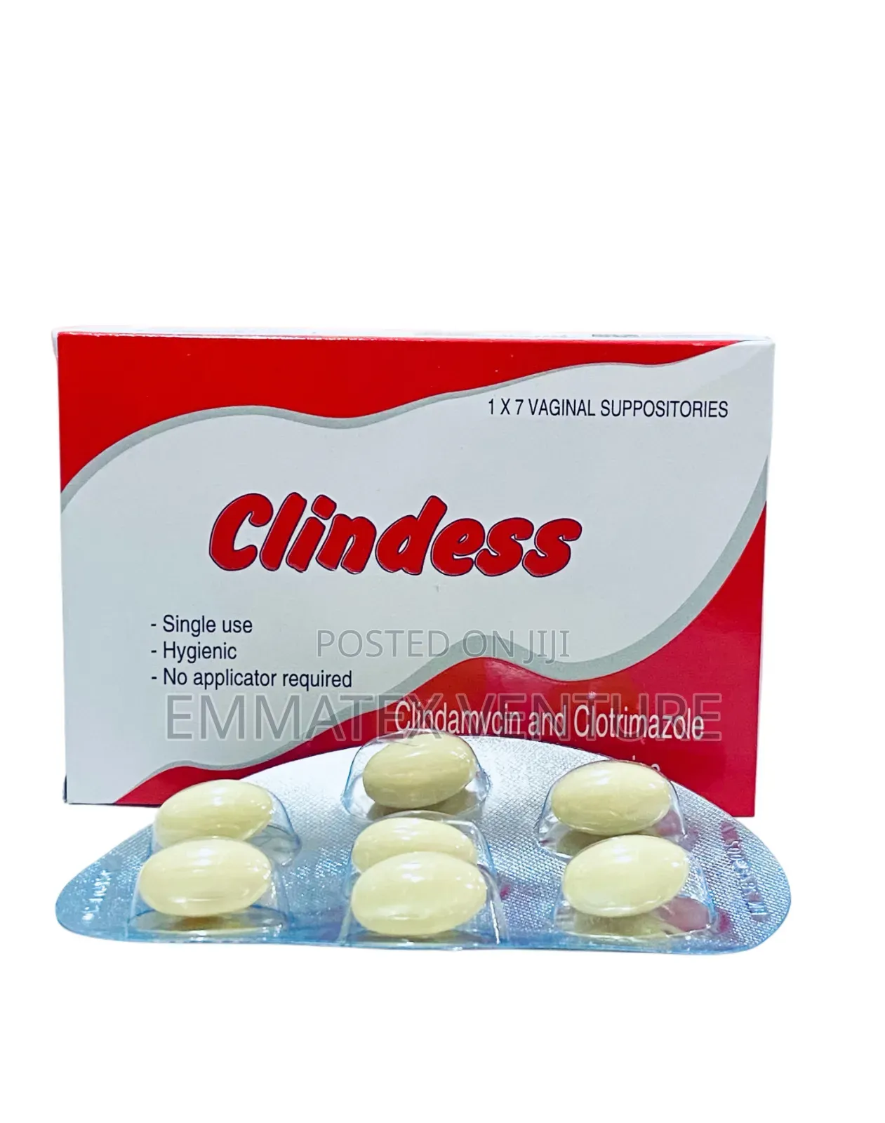 Clindess Vaginal Suppository (Single Use) X7