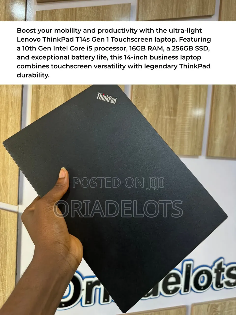 New Laptop Lenovo ThinkPad T14s Gen 1 16GB Intel Core i5 SSD 256GB