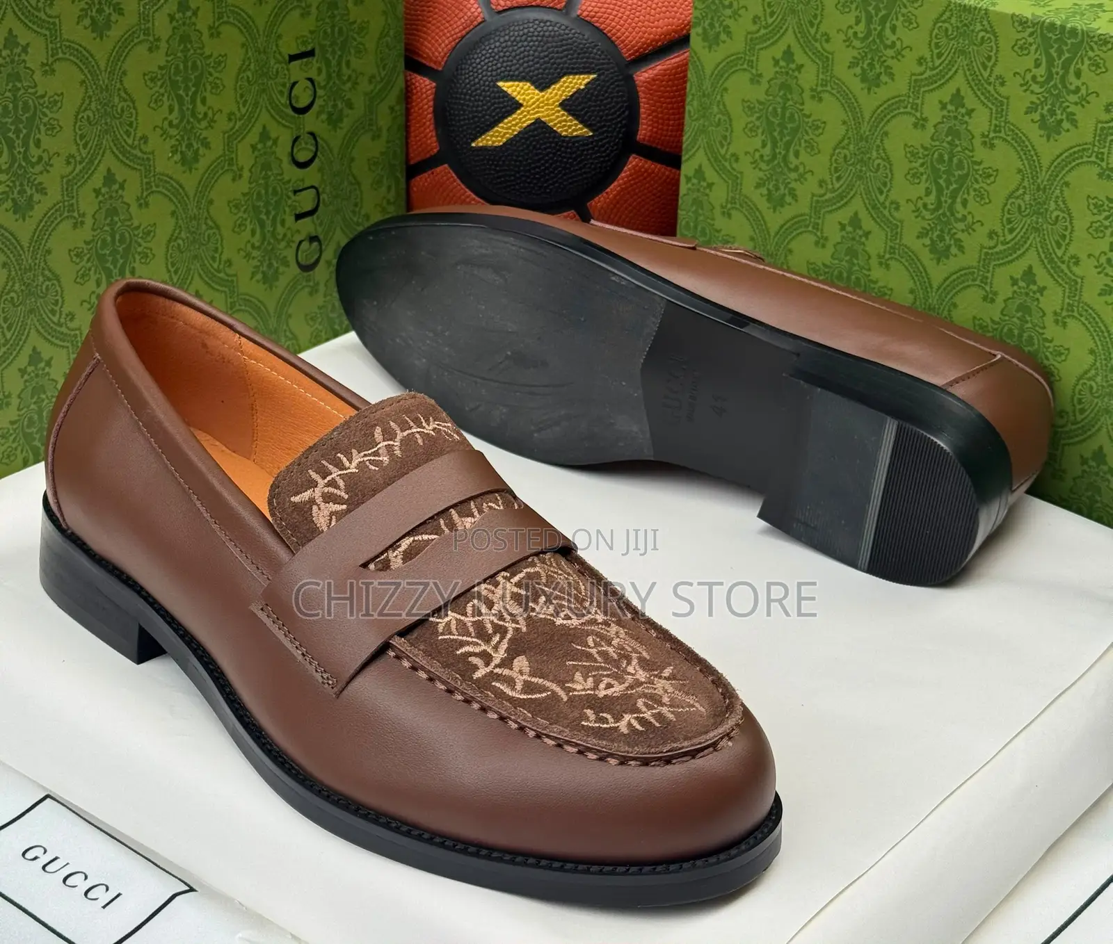 Gucci Quality Luxury Men Genuine Leather Loafers