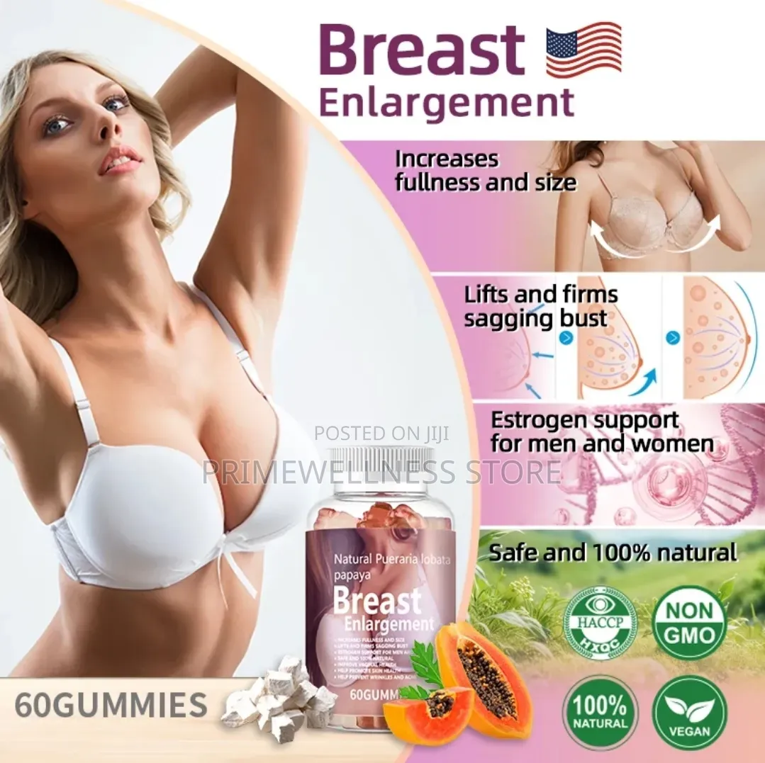 Duozi Natural Pueraria Lobata Papaya Breast Enhancement Gummies