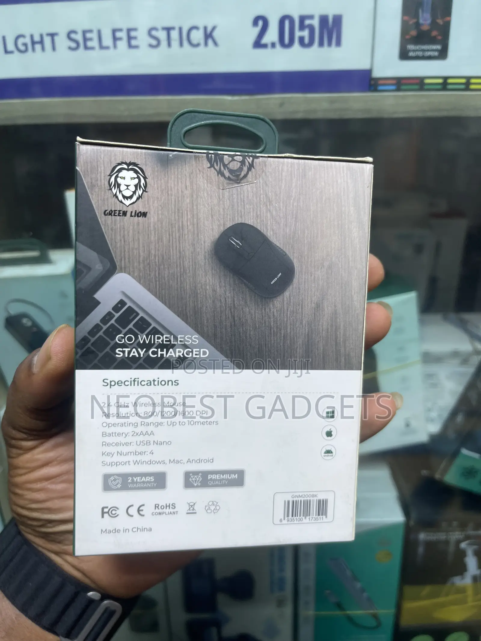 Brand New Green Lion G200 Wireless Mouse