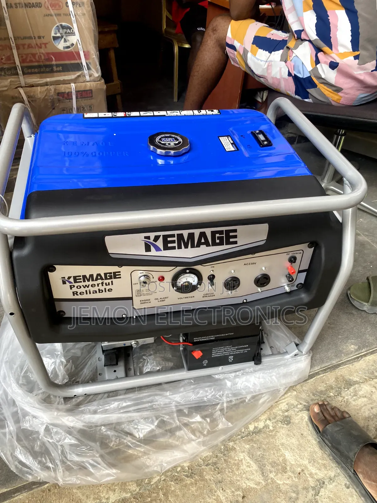 Portable 5.5kva Kemage Generator – Easy to Move