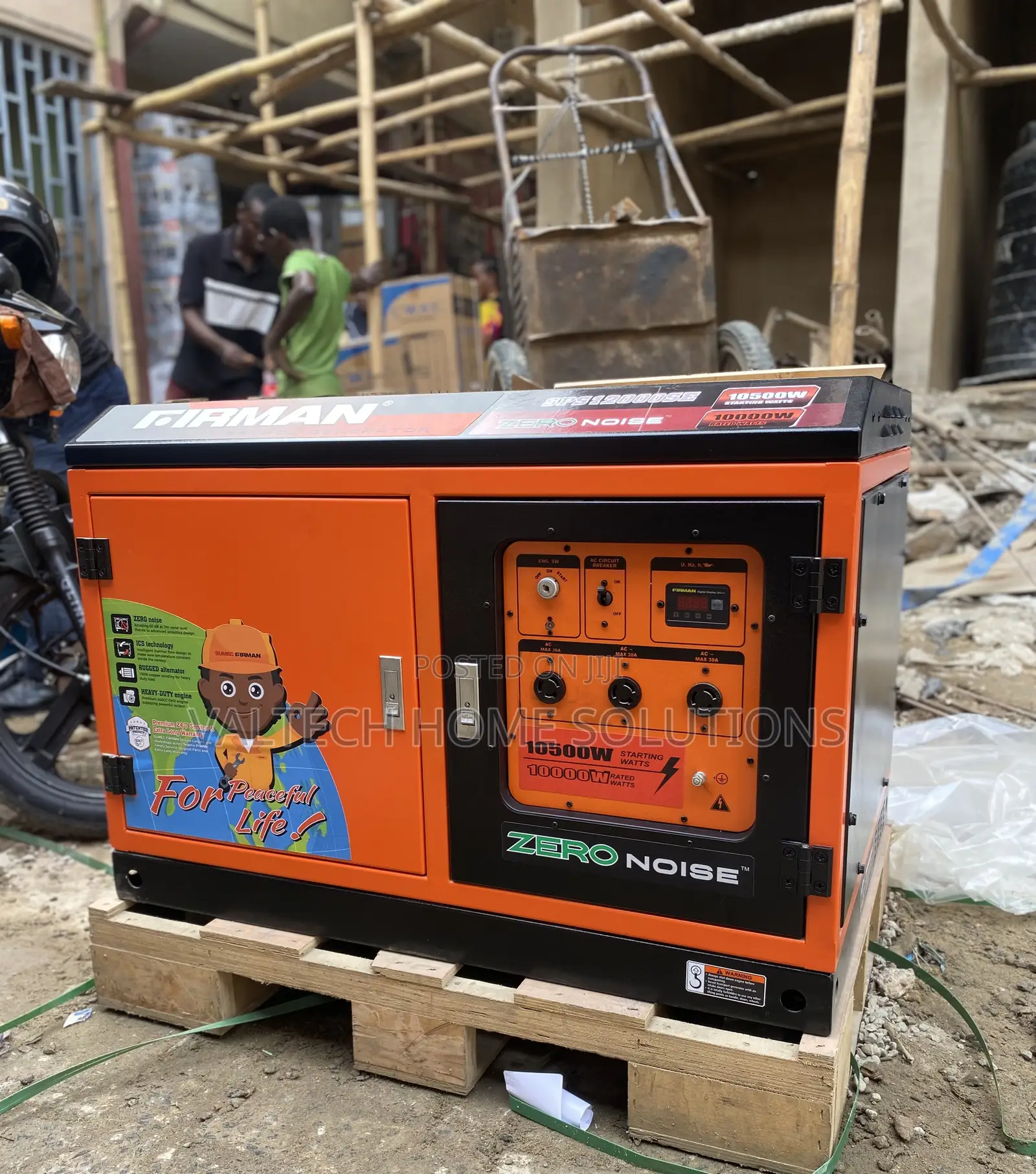 Firman 10KVA Soundproof Petrol Generator – Low Noise Performance