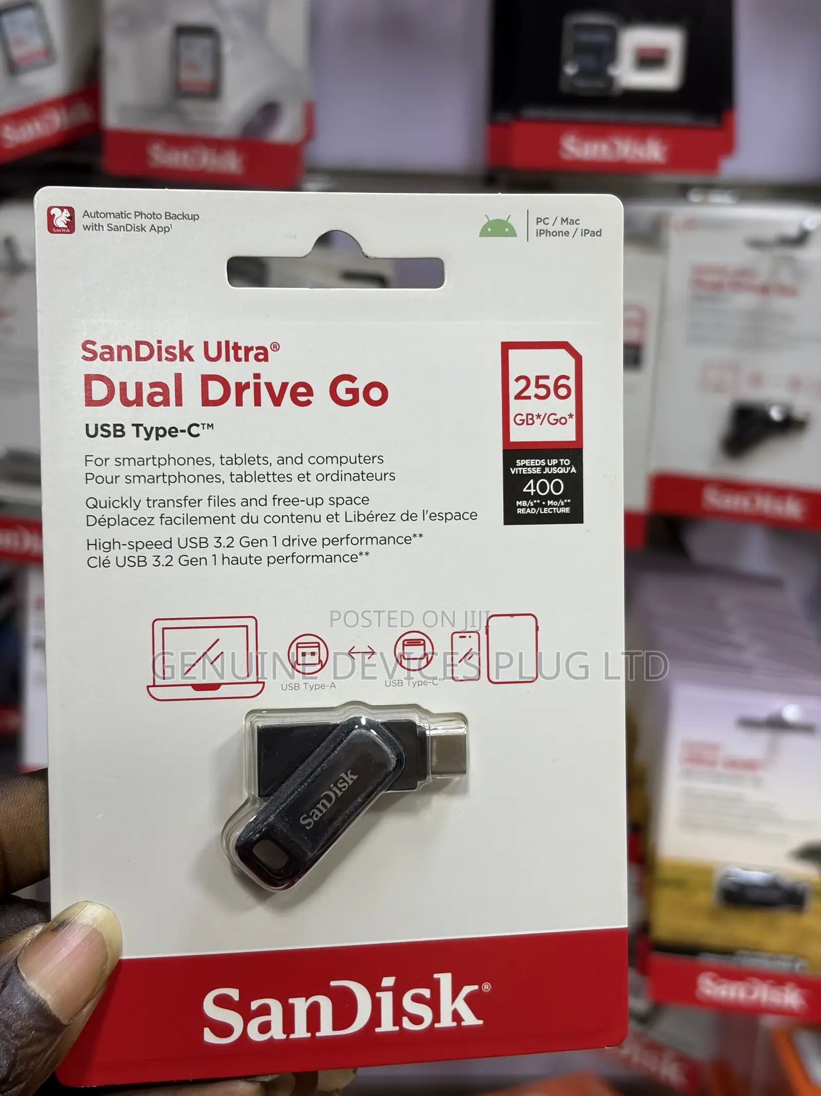SanDisk Ultra Dual Drive Go USB Type-CTM - 256GB