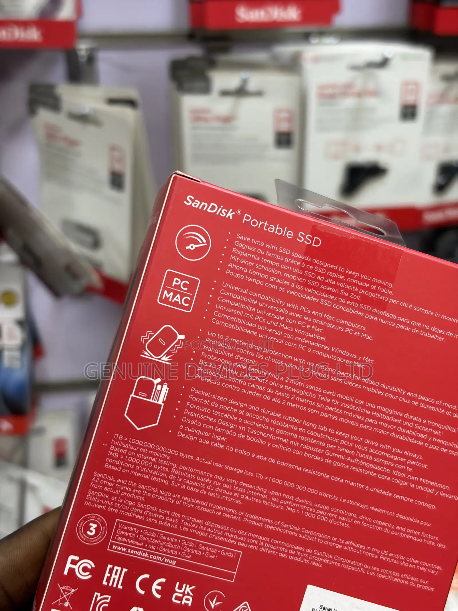 SanDisk Portable SSD (Updated Firmware) - 2TB