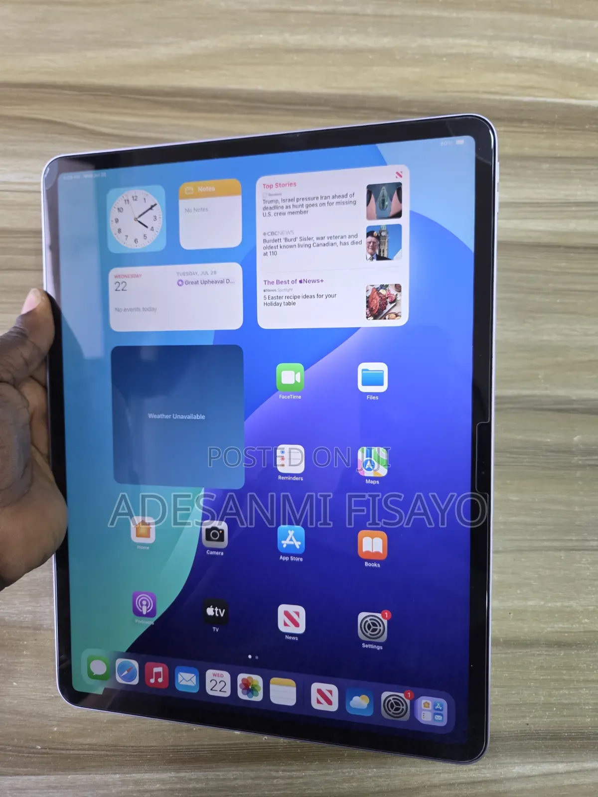 Apple iPad Air 13 (2024) 128 GB Pink
