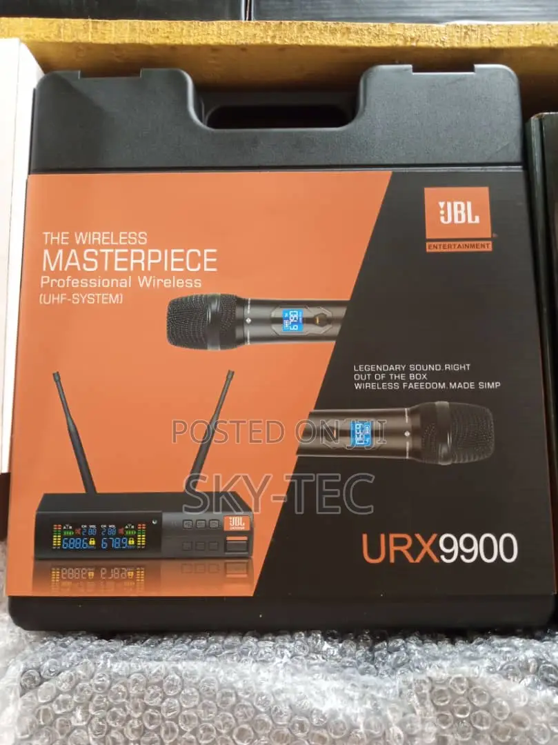Original JBL 2handle Wireless Mic Frequency Change Model-Urx9900