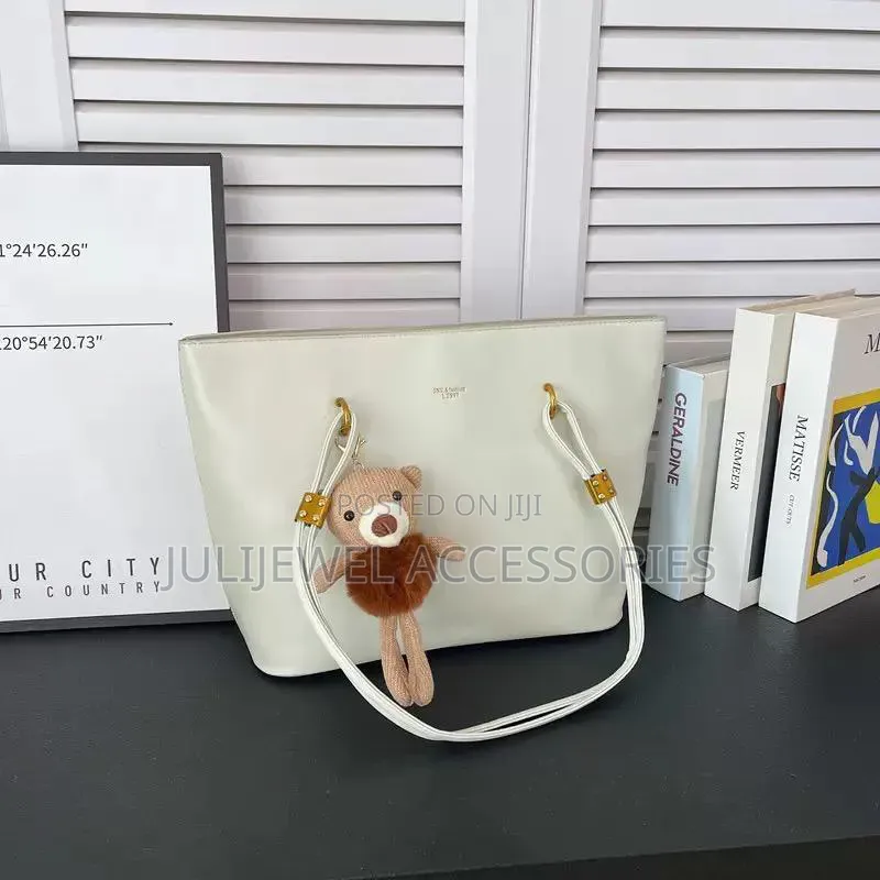 Ladies Trending Office Handbags With Teddy Bear