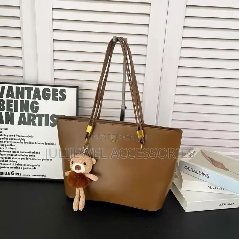 Ladies Trending Office Handbags With Teddy Bear