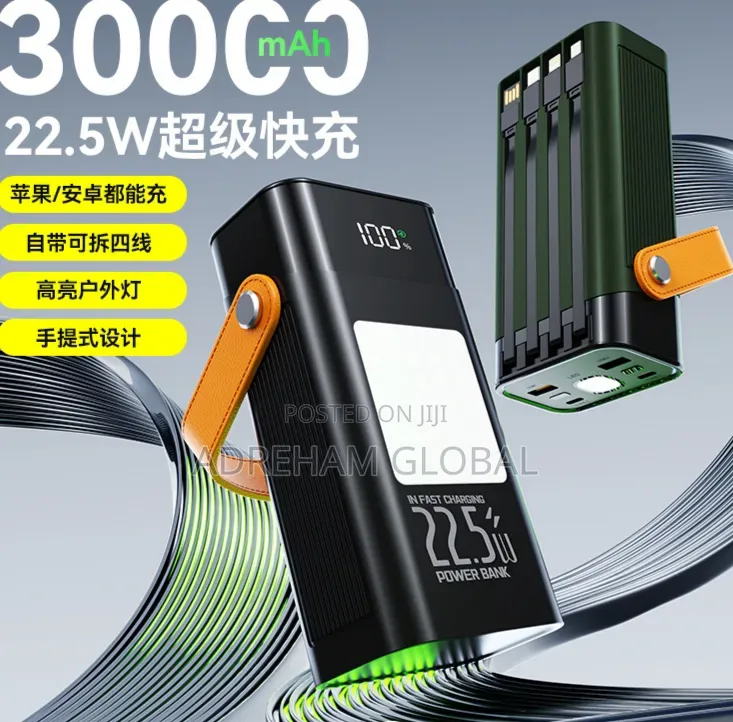 30000mah Strong Fast Charging Power Bank