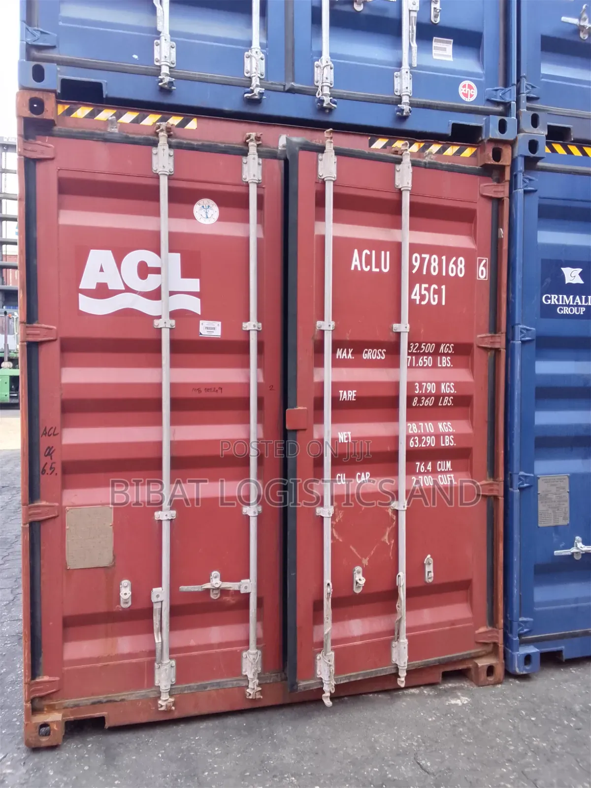 Quality Clean 20ft 40ft Empty CONTAINER