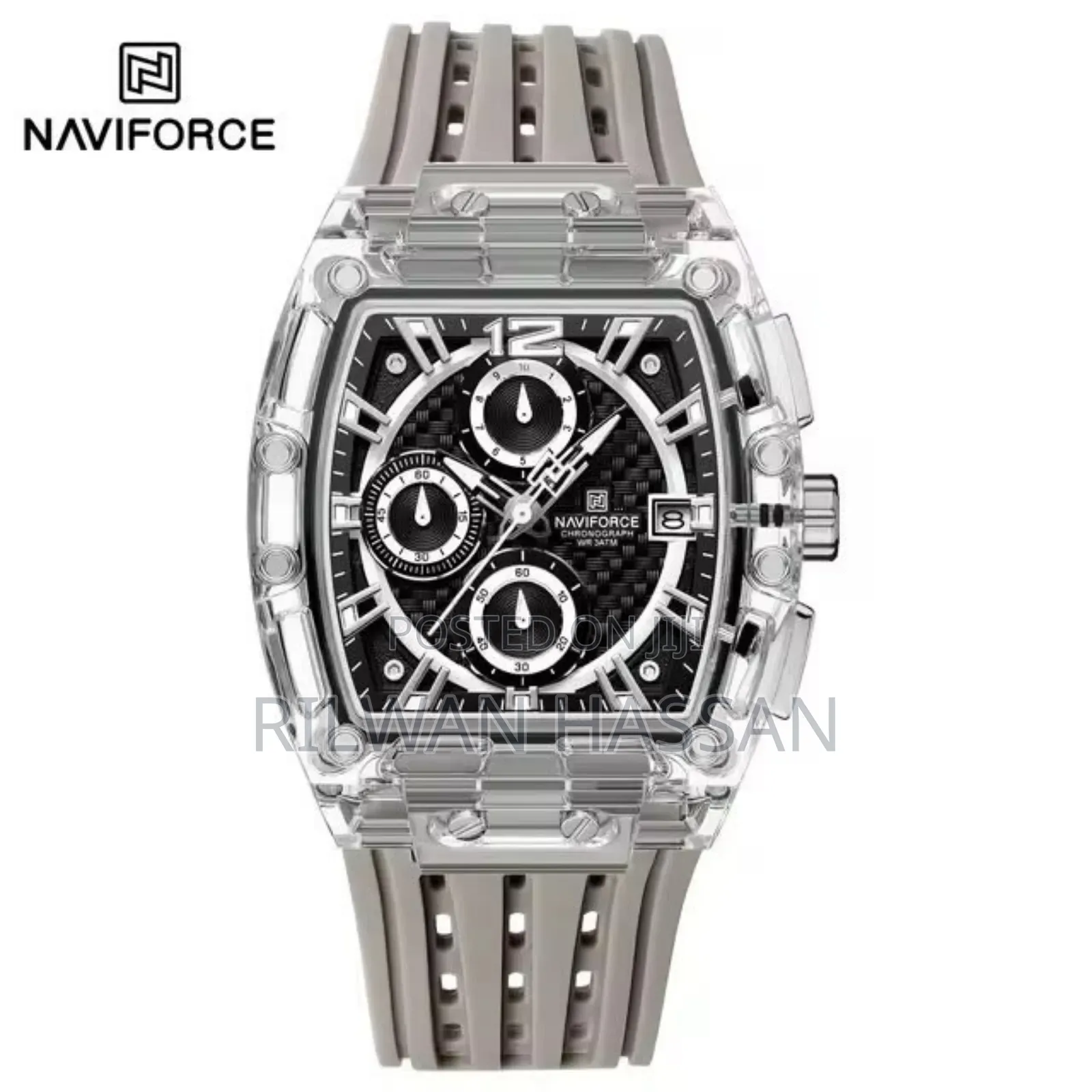 Naviforce Chronograph Rubber Strap