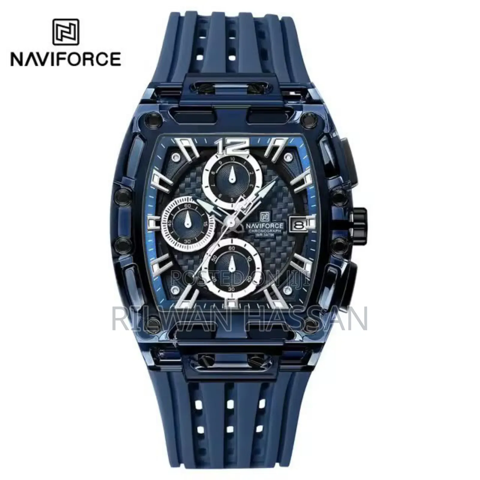 Naviforce Chronograph Rubber Strap