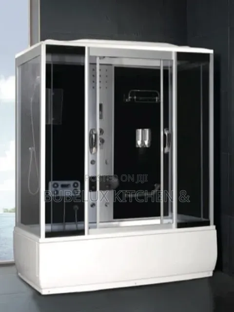 Brand New Corner Jacuzzi Shower Cabin Wit Masage Jets+Rainfal Shower
