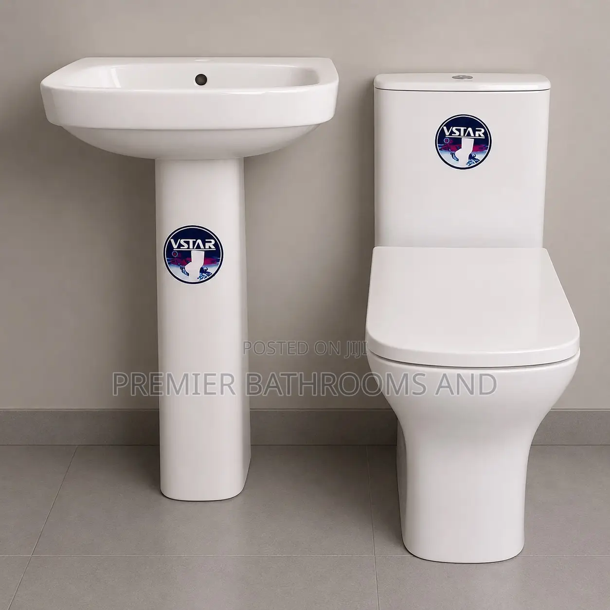 Big Set of Vstar Water Closet White