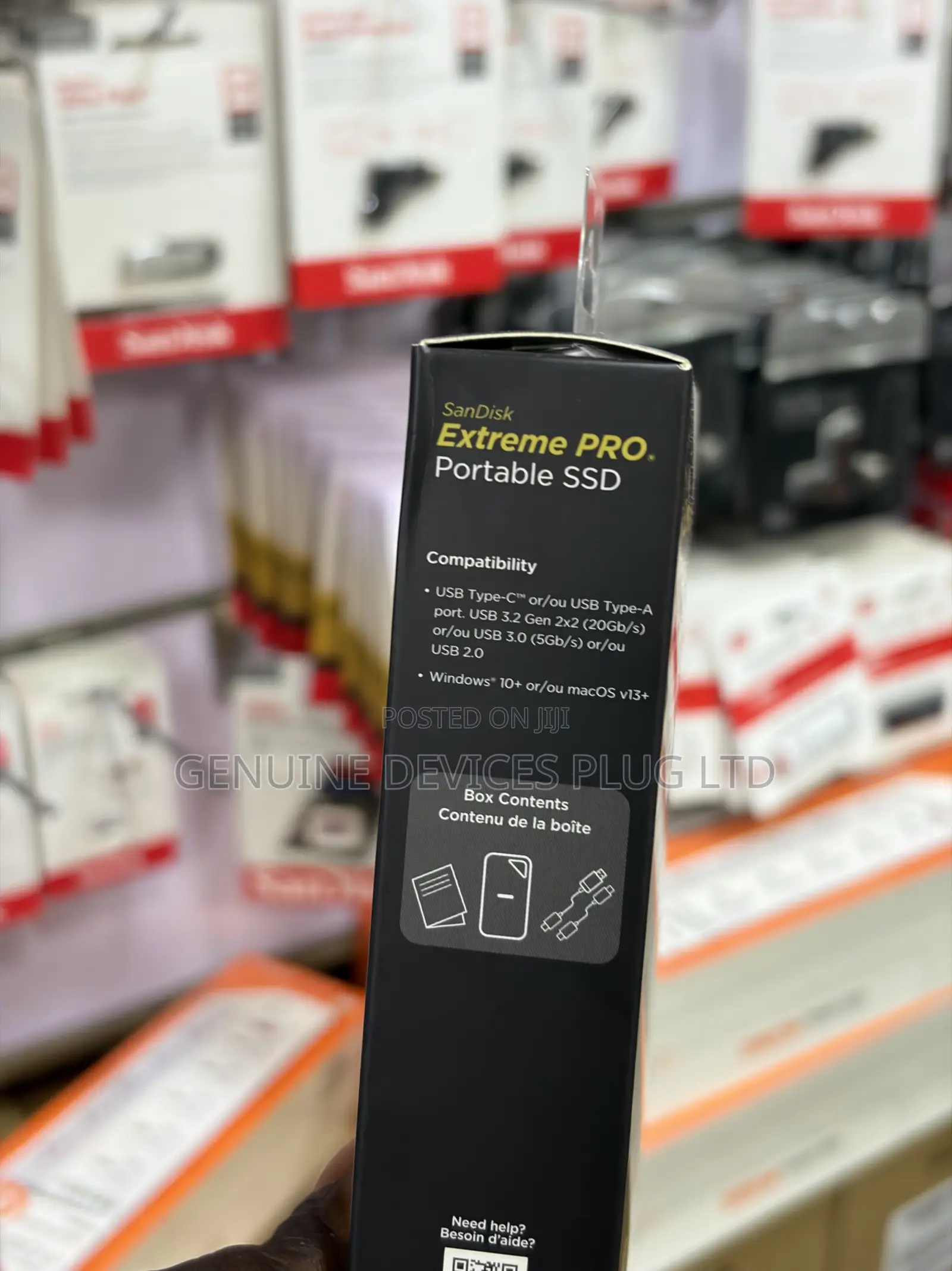 SANDISK Extreme Portable SSD (V3) - 2TB 2000mbps
