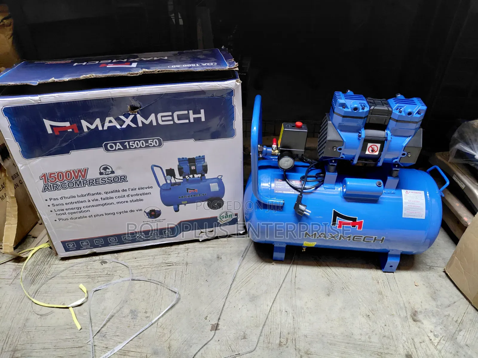 50 Litre Electric Air Compressor Machine